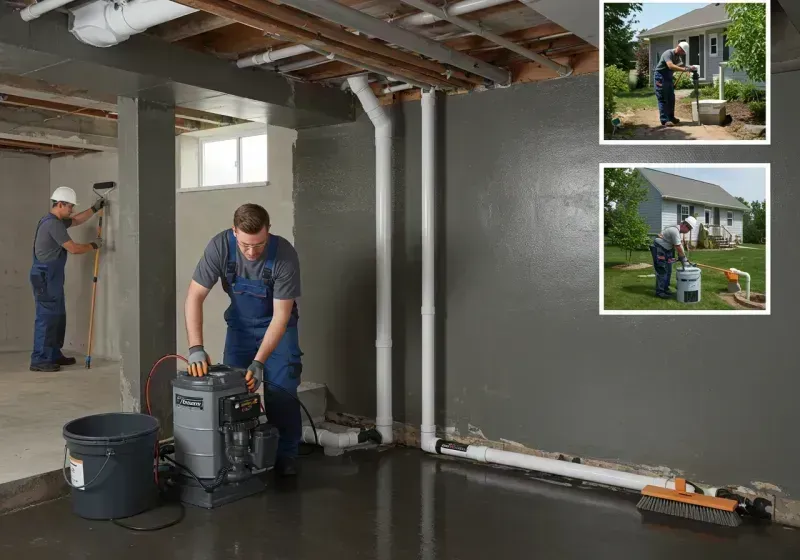 Basement Waterproofing and Flood Prevention process in Pleasant Hill, IA